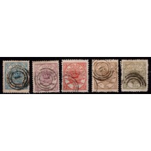 Danmark - Krone-Scepter-Sværd - Komplet - Stemplet